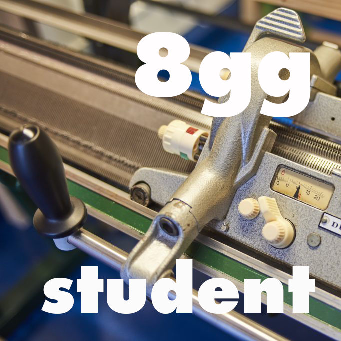 Dubied 8gg industrial knitting machine hire. Student Rate.