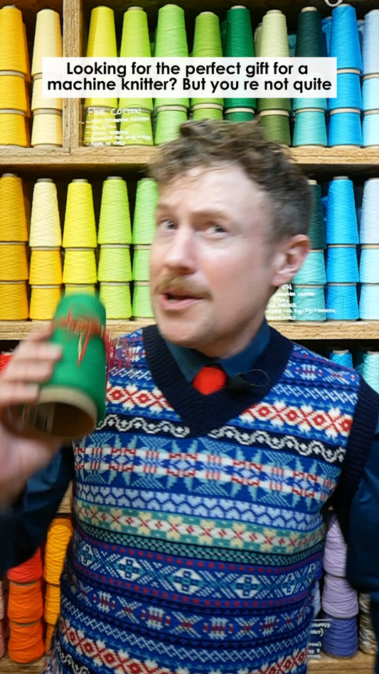 The perfect gift for a machine knitter!