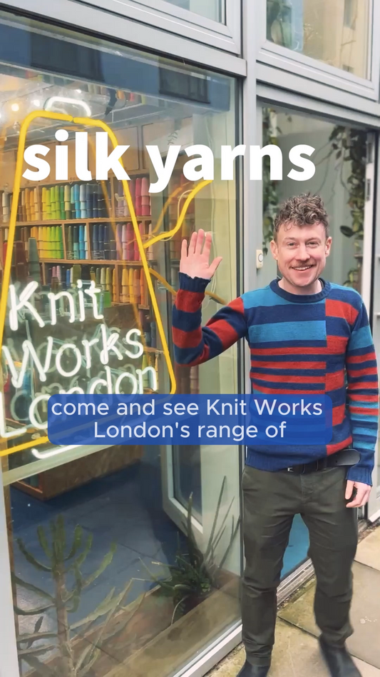 The perfect silk yarns for machine knitting