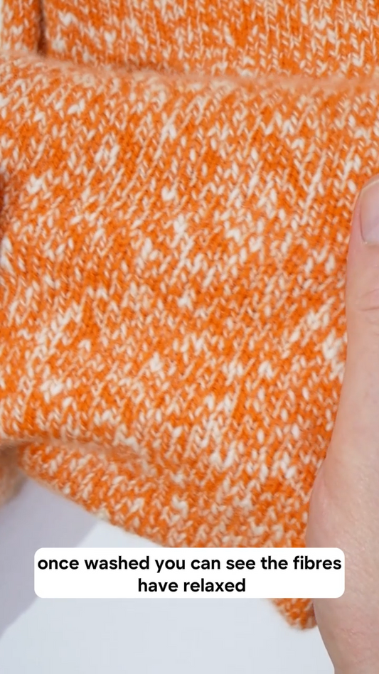 How to Knit with a Wool Slub Twist Yarn