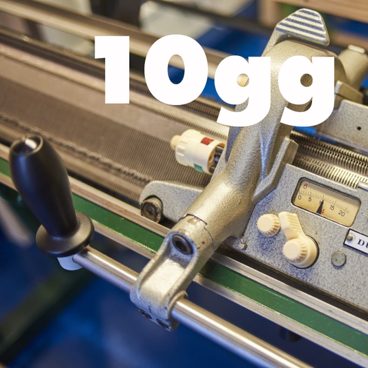 Dubied 10gg industrial knitting machine hire. Standard Rate.
