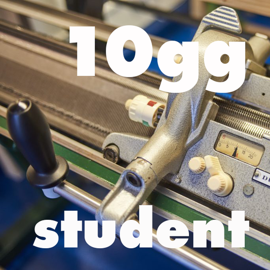 Dubied 10gg industrial knitting machine hire. Student Rate.