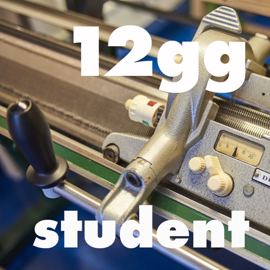 Dubied 12gg industrial knitting machine hire. Student Rate