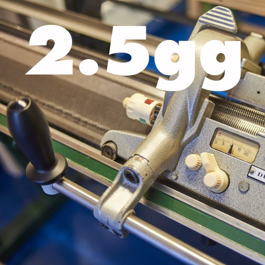 Dubied 2.5gg industrial knitting machine hire. Standard Rate.