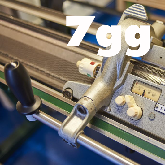 Dubied 7gg industrial knitting machine hire. Standard Rate.
