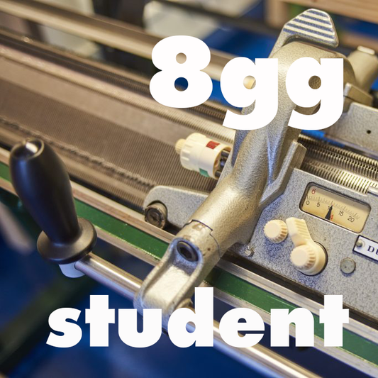 Dubied 8gg industrial knitting machine hire. Student Rate.