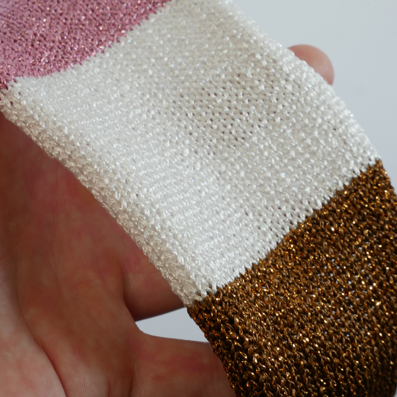 Sparkle Yarn: Viscose & Lurex Chain