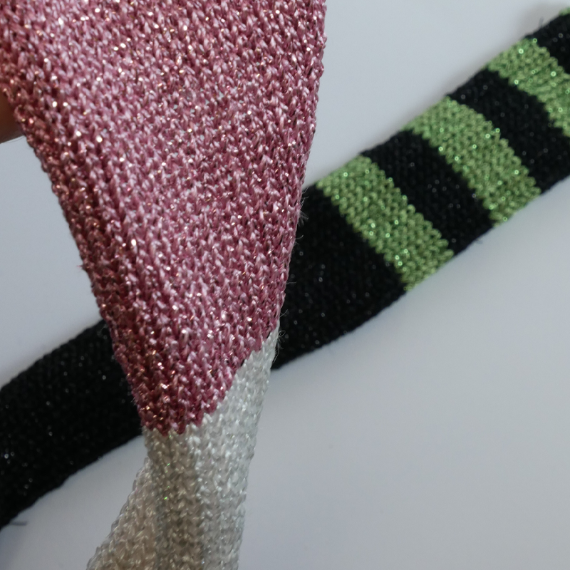 Sparkle Yarn: Viscose & Lurex Chain