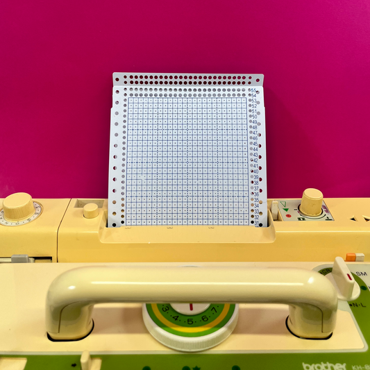 24 Needle Repeat Knitting Machine Punchcard