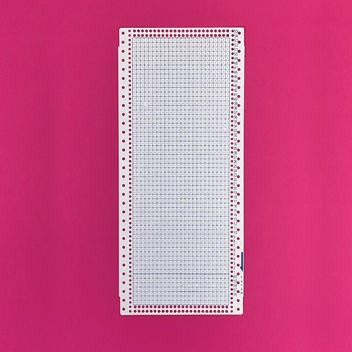 24 Needle Repeat Knitting Machine Punchcard